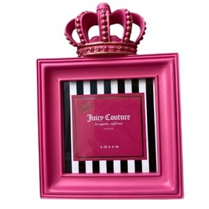 💕Juicy Couture Pink Crown Photo Frame💕4x4